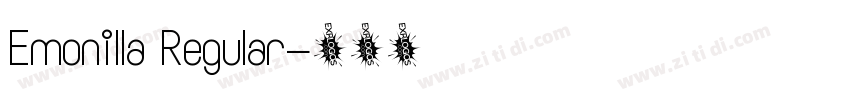Emonilla Regular字体转换